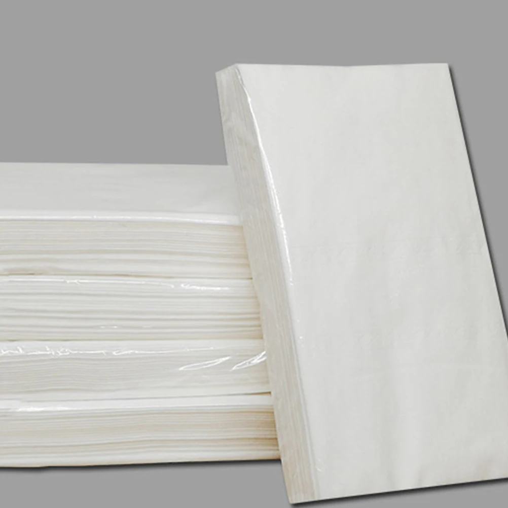 

30pcs 25 Packs Household Thick Tissue For Kitchen Soft Wood Pulp Extraction Paper Hotel Restaurant Bar Home Use White Pulp Paper