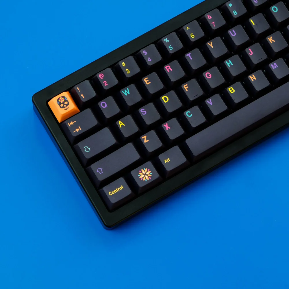 GMK Mictlán Keycaps Cherry Profile PBT Keycap Dye-Sub Lightproof KeyCaps For MX Mechanical Magnetic Keyboard
