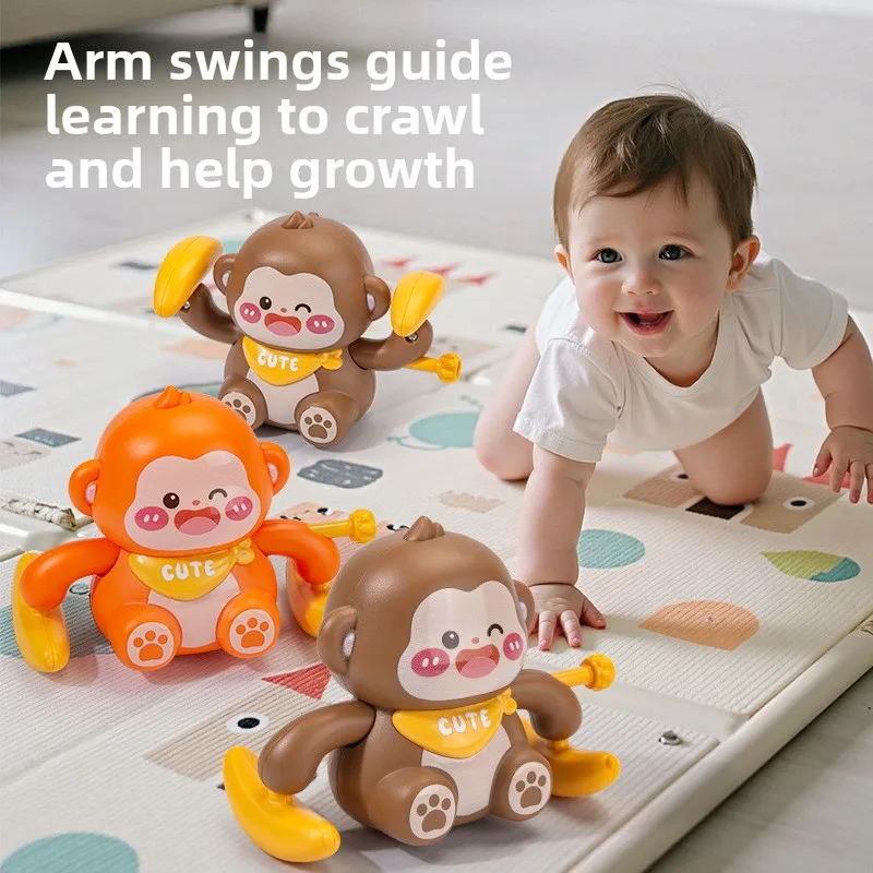 Children's Tumbling Monkey Toys, Little Monkey Babies That Do Somersaults Crawling Up