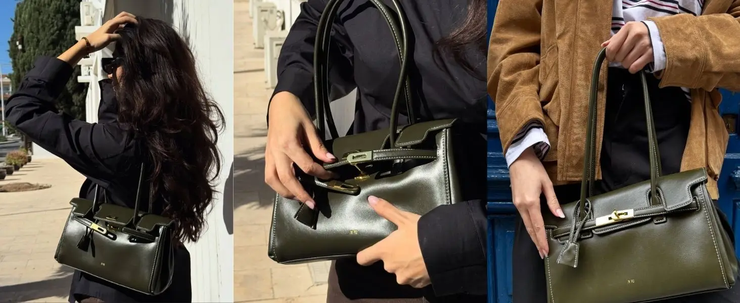 205 Neue Handtasche mit Einzelschulterriemen und Nischendesign, Modische und Vielseitige Handtasche mit Stick Bag2 – Detail 5