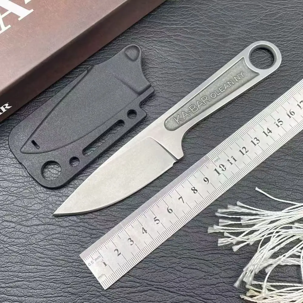 KB 1119 Straight Knife Wilderness Survival Tactical Tool Portable Outdoor Knife Sheath Multifunctional Stainless Steel Knives