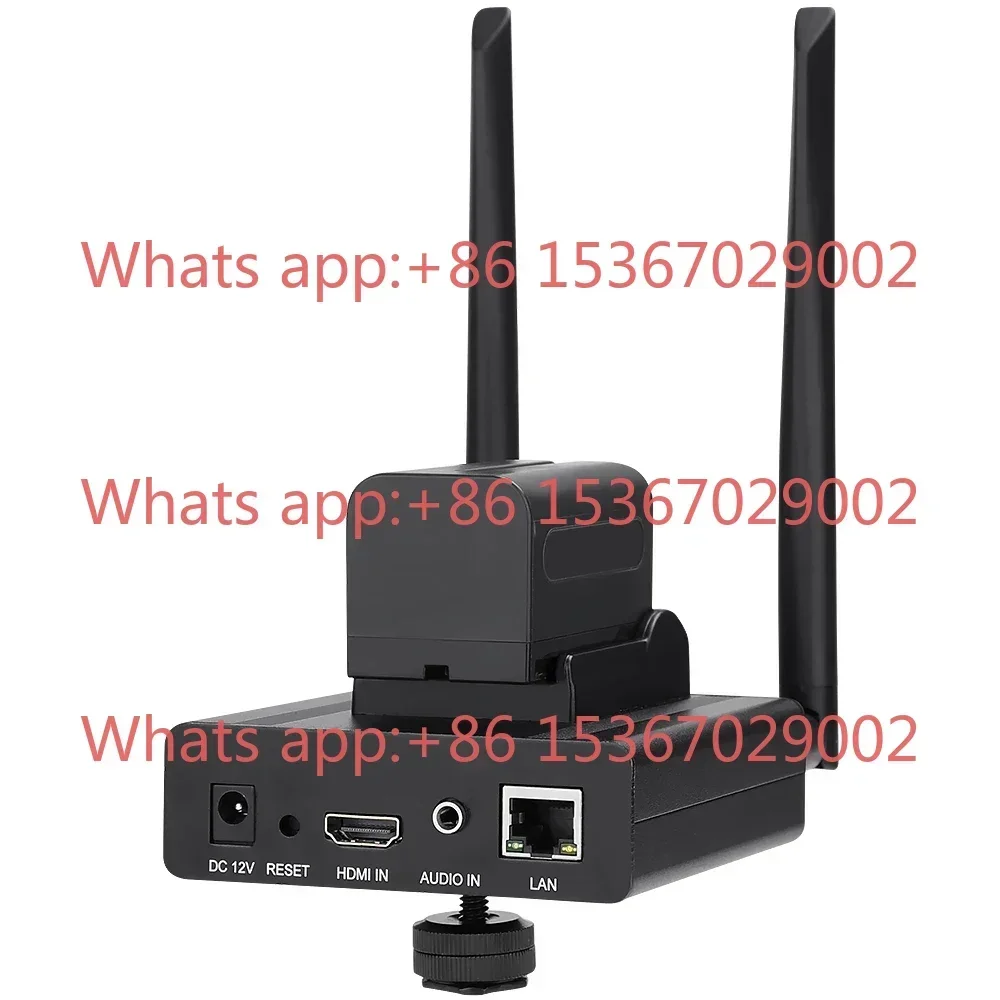 MPEG-4 AVC/H.265 Wifi Video Encoder Transmitter Live Broadcast SRT Encoder Wireless H264  Encoder