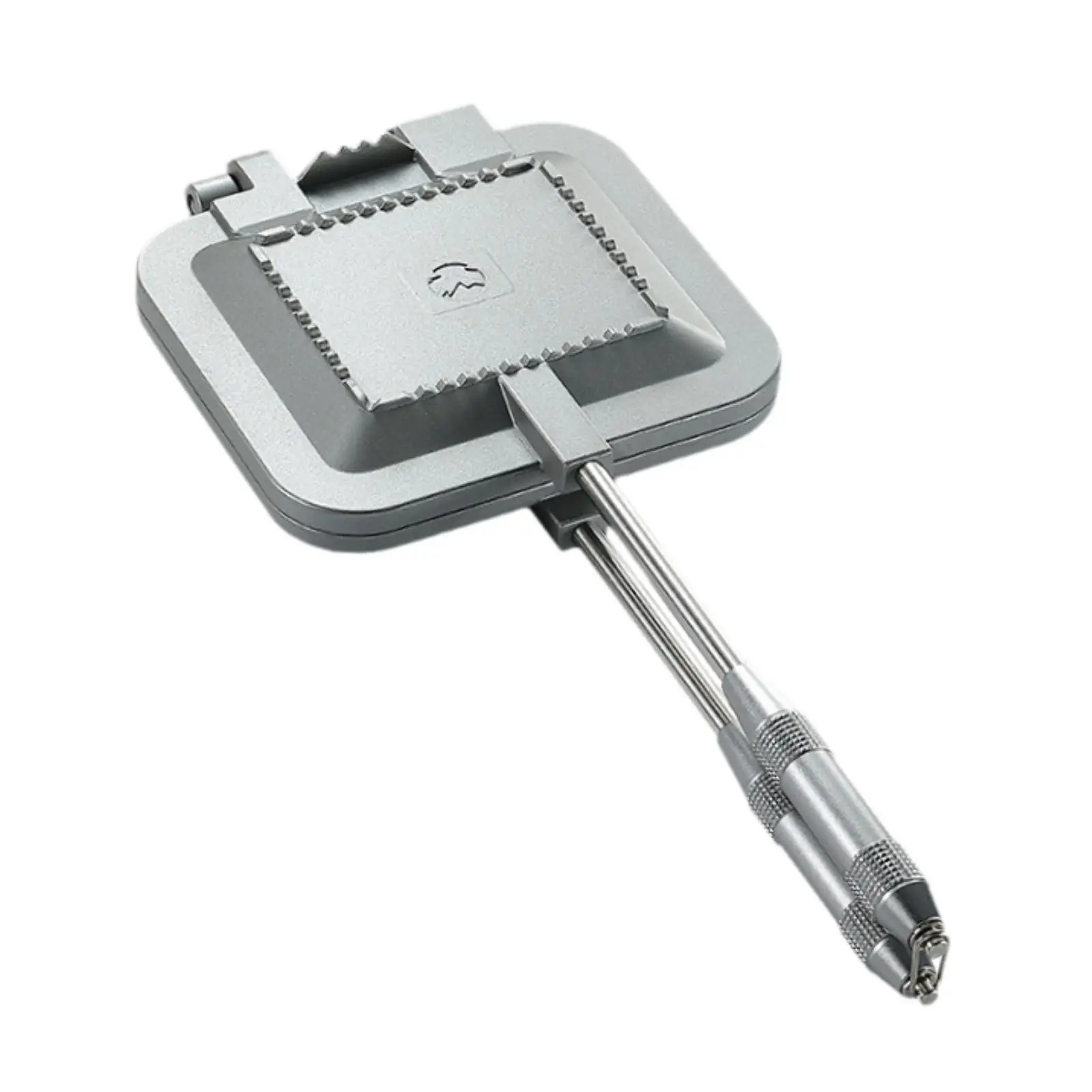 Sandwich Maker with Handles Portable Aluminum Flip Pan for Home Indoor Party Home Frying Hot Dog Plate for Breakfast Pancakes