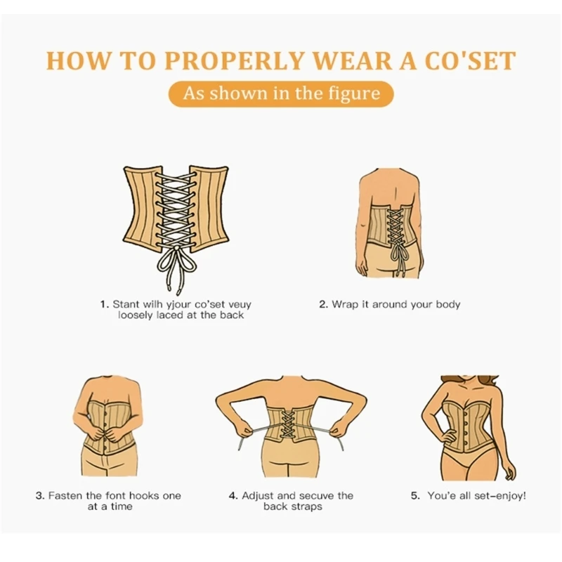 M89F Highly Compression Waist Trainer Belt Breathable Slimming Girdle For Women