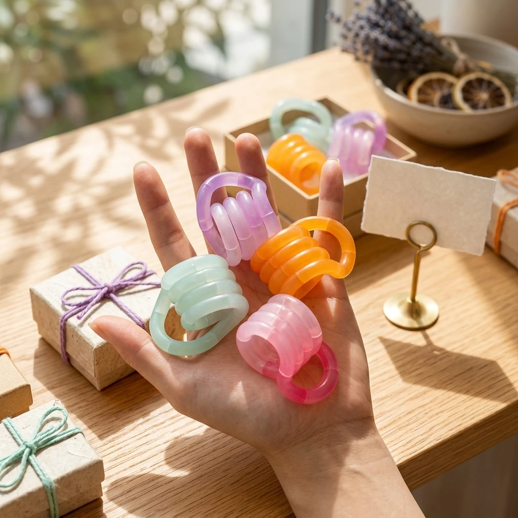 1pc Silicone Temperature Changing Twisting and Fun Finger Decompression Toy Pinch Pressure Plate Play  Focus Training