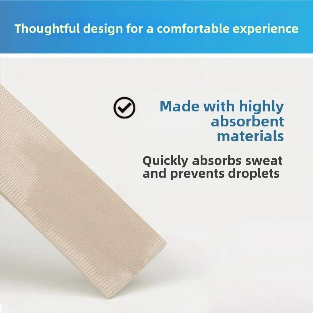 Silicone Seamless Elastic Sweatband Sweat Absorption Non Slip Fitness Headband Moisture Wicking Hair Band Yoga Tennis Cycling