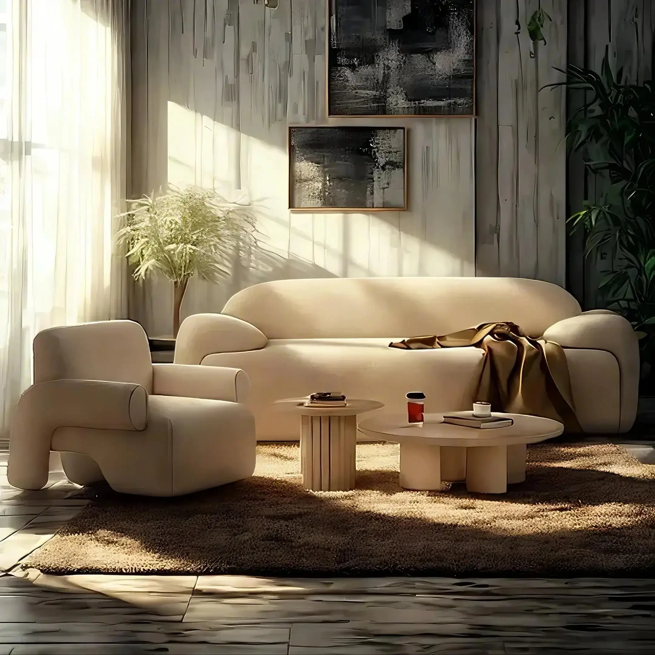 Living room beauty salon hotel sofa compact household furniture
