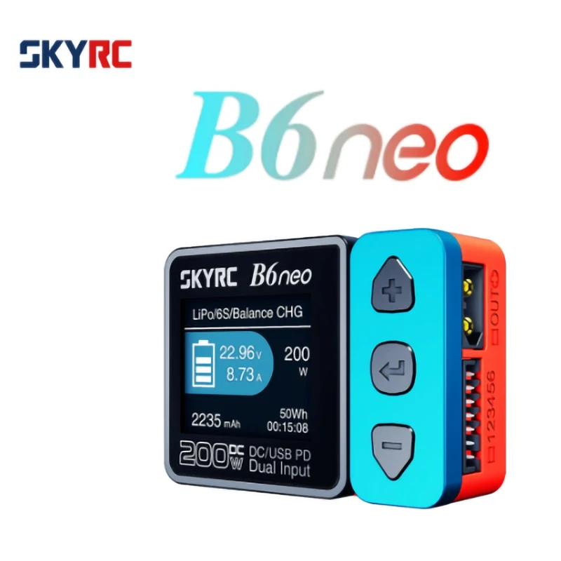 

NEW SkyRC B6neo Smart Charger DC 200W PD 80W Battery Balance Charger SK-100198