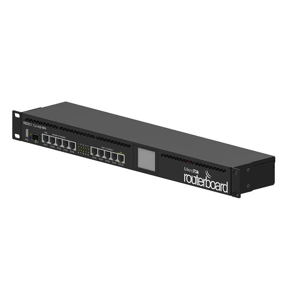 MikroTik RB2011UiAS-RM Router Routerboard Rackmount 5xLAN 5xGbit LAN 1xSFP