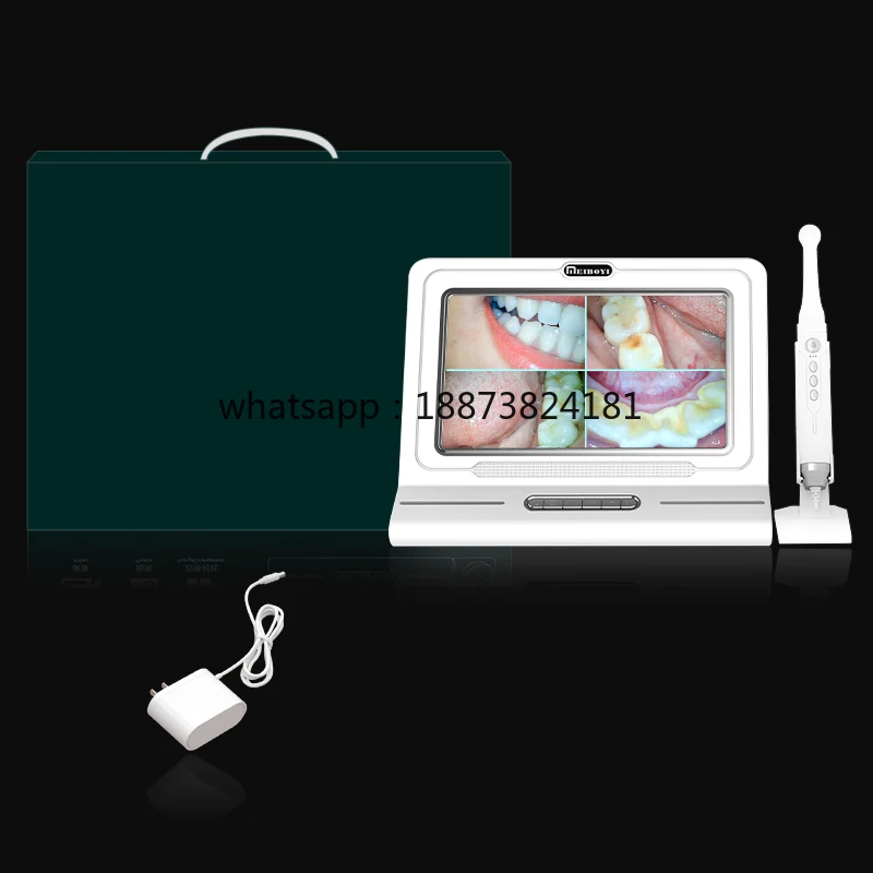 Meiboyi Latest 1080P HD Handheld Tooth Checking Scanner Teeth Detect for Mouth With 11 Inch Display & Handle Home Use fast shipp