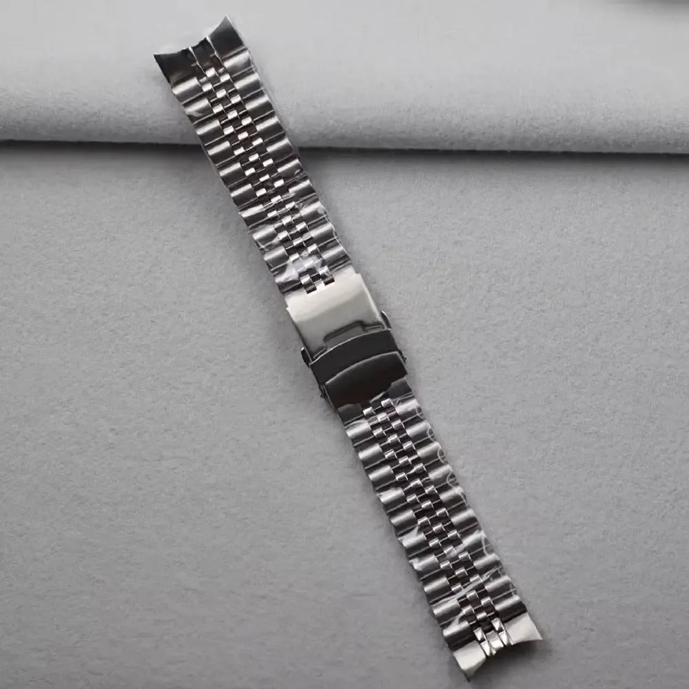 

20mm 22mm Diving Stainless Steel Band Curved Replacement Strap for Seiko SKX007 SKX009 SKX011 with Tool Bracelets Accessories