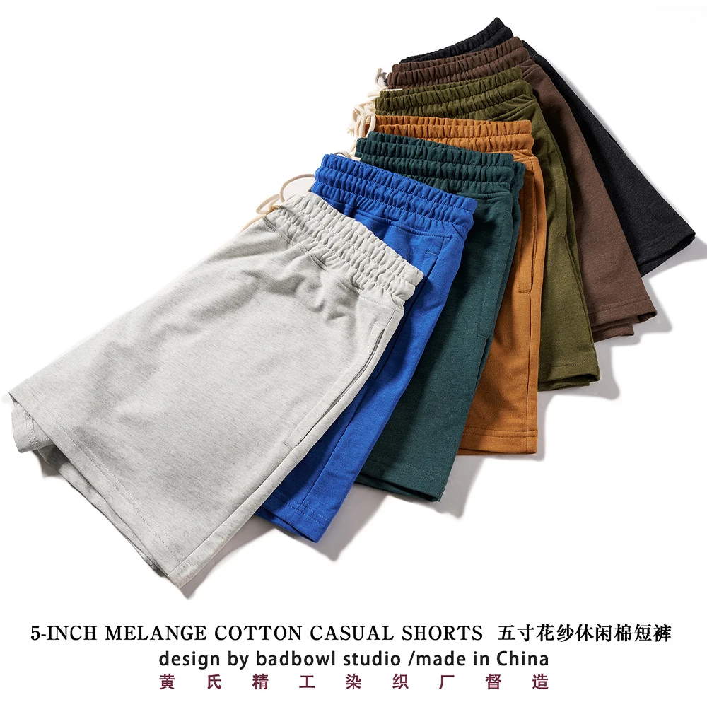 Summer Men Shorts Loose Plus Size Casual Shorts for Men, Floral Cotton Washed Shorts, College Style Simple and Versatile Shorts