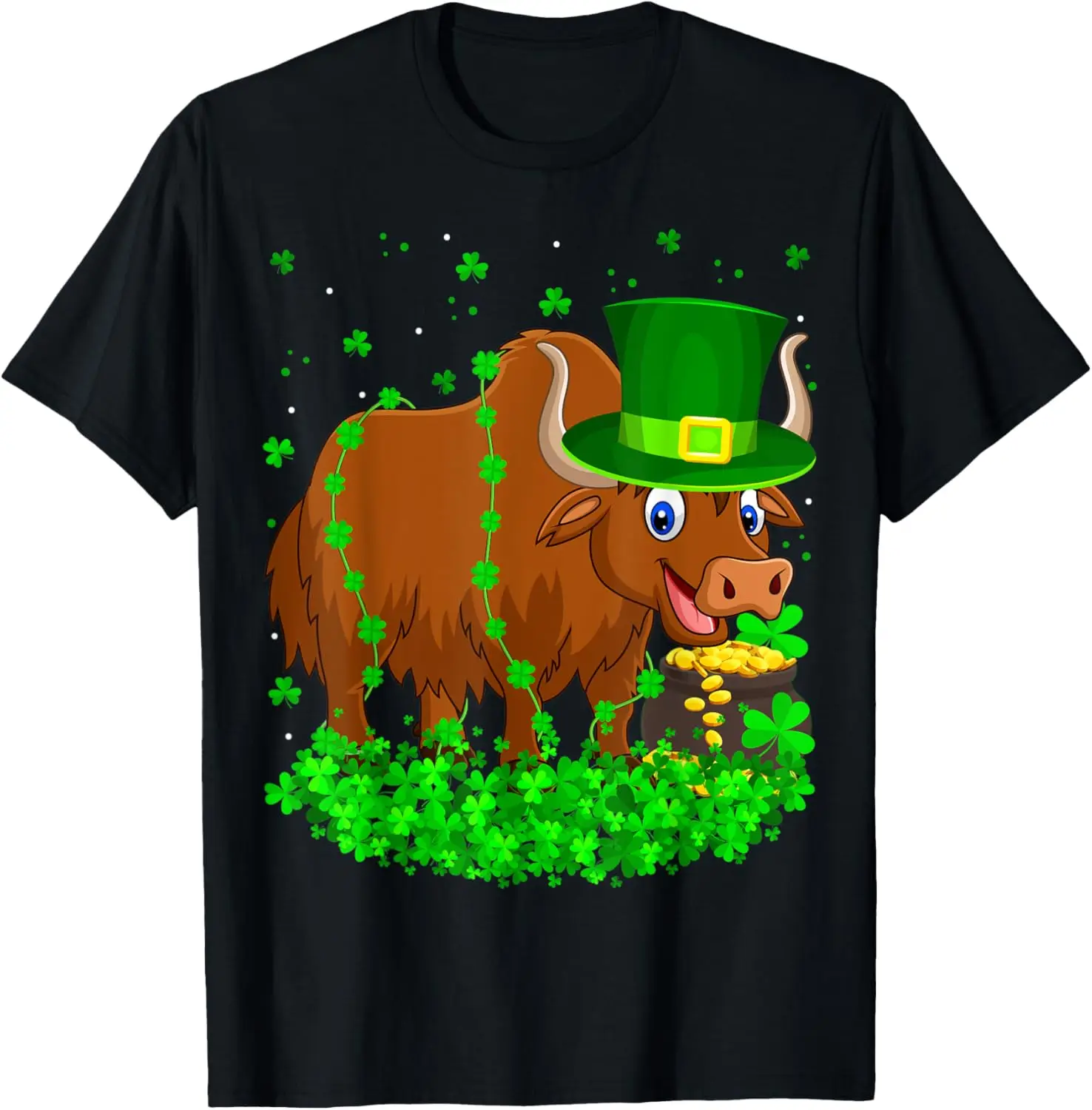 Irish Shamrock Leprechaun Buffalo St. Patrick's Day T-Shirt