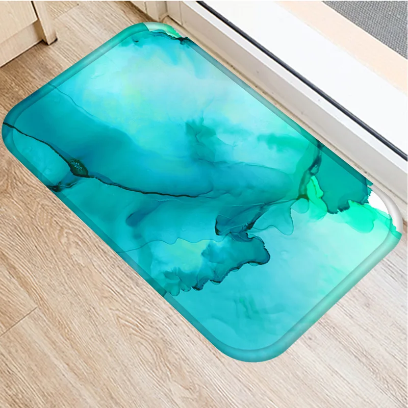 

40x60 Modern Fashion Marble Kitchen Mat Bathroom Corridor Anti-Slip Carpet Home Bedroom Children's Living Room Decorative Carpet