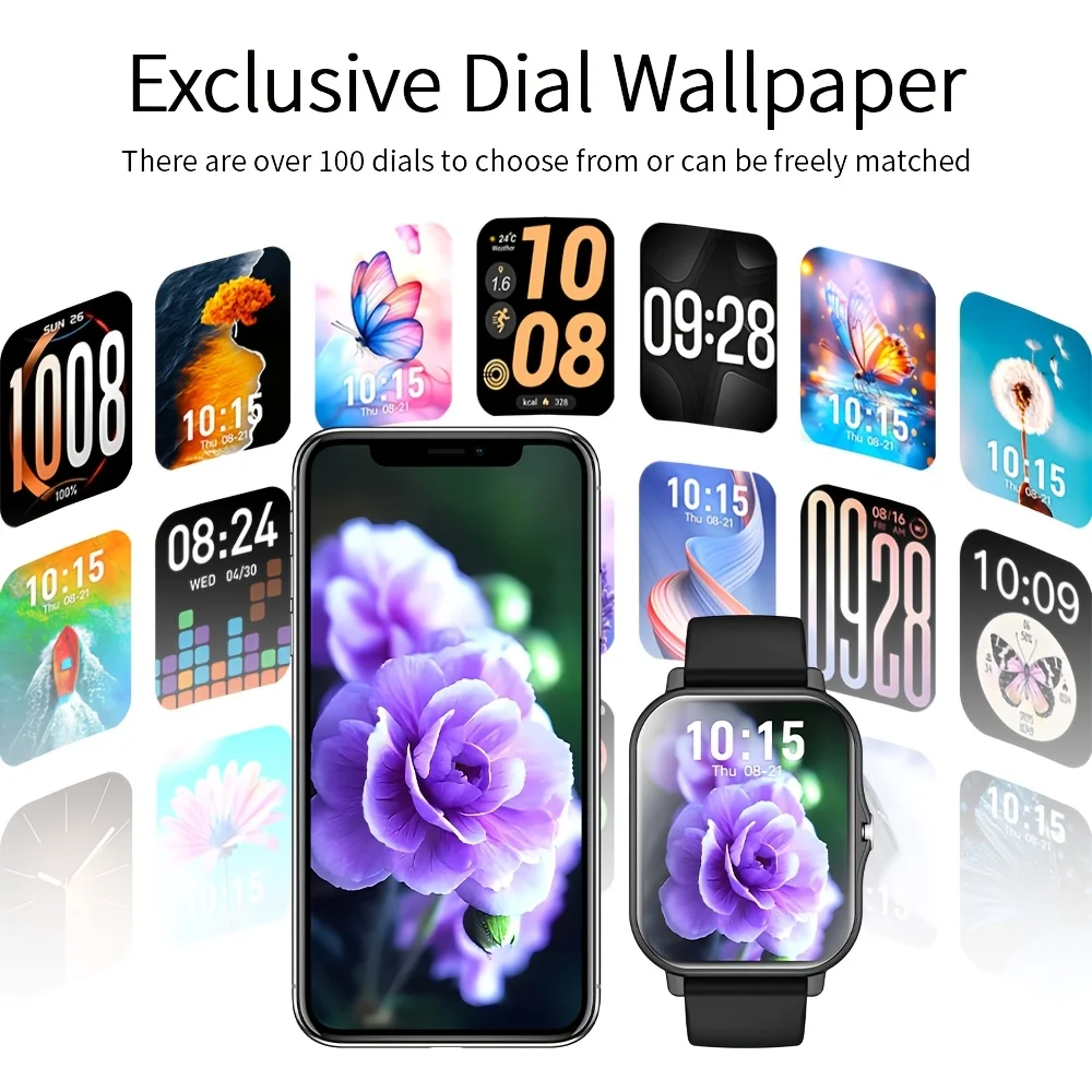 [Smart Watch, Wireless] Wireless Men'S And Women'S Smart Watch, 1.83-Inch Full Screen Touch, Dialing/Answering Calls, Pedometer image 4