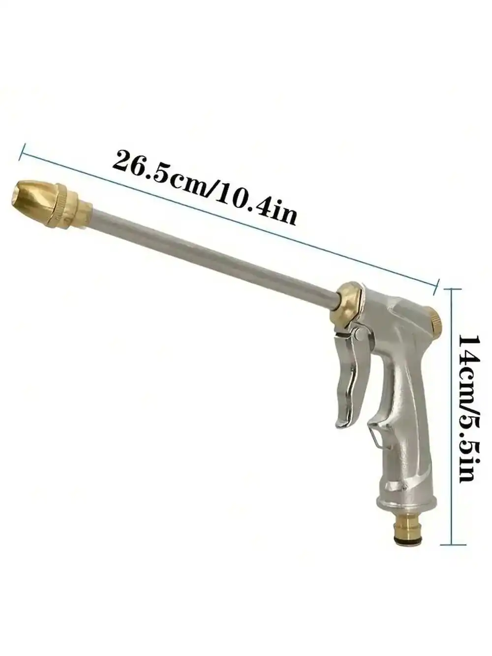 Garden Metal High-Pressure Spray Gun, Which Can Adjust Various Spray Modes, Gardening Irrigation Tools
