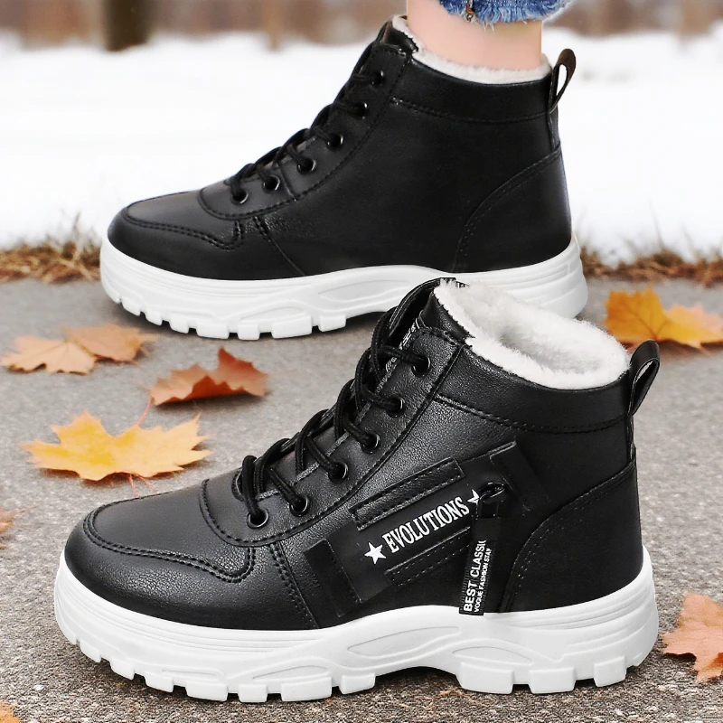 Damskie zimowe buty śniegowce  – Leather Work Youtube recenzja i cena