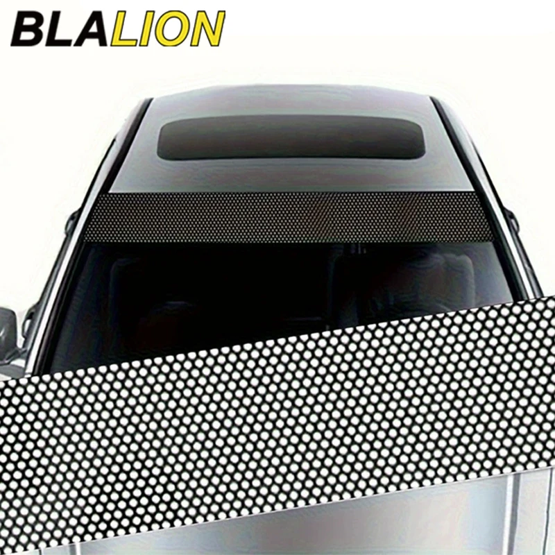BLALION 자동차 차양 스티커 자동 앞 유리 3D 비닐 필름 후면 기어 차양 장식 데칼 스티커 자동차 액세서리