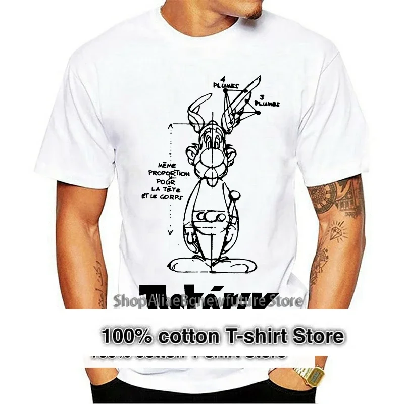 

Asteriixx T Shirt Asteriixx And ObeliIXx T-Shirt Streetwear Short Sve Tee Shirt Men IMANFIVE Cotton XXX Graphic Awesome Tshirt