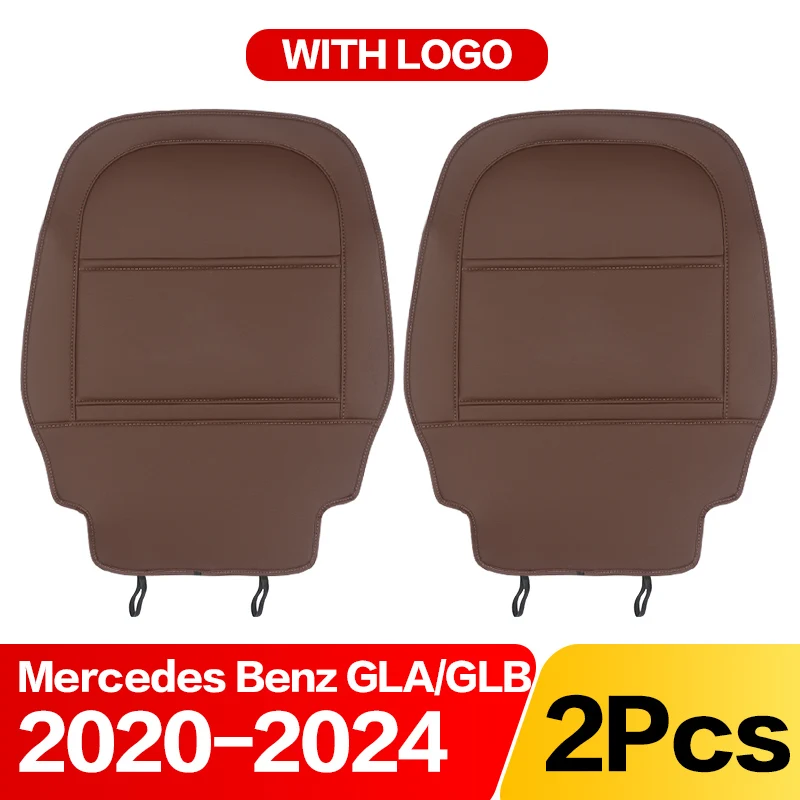 For Mercedes benz 2024 GLB GLA CLA EQAW117 C118 A Class B class Brown Anti-dirty pad Accessories Car interior Seat anti kick pad