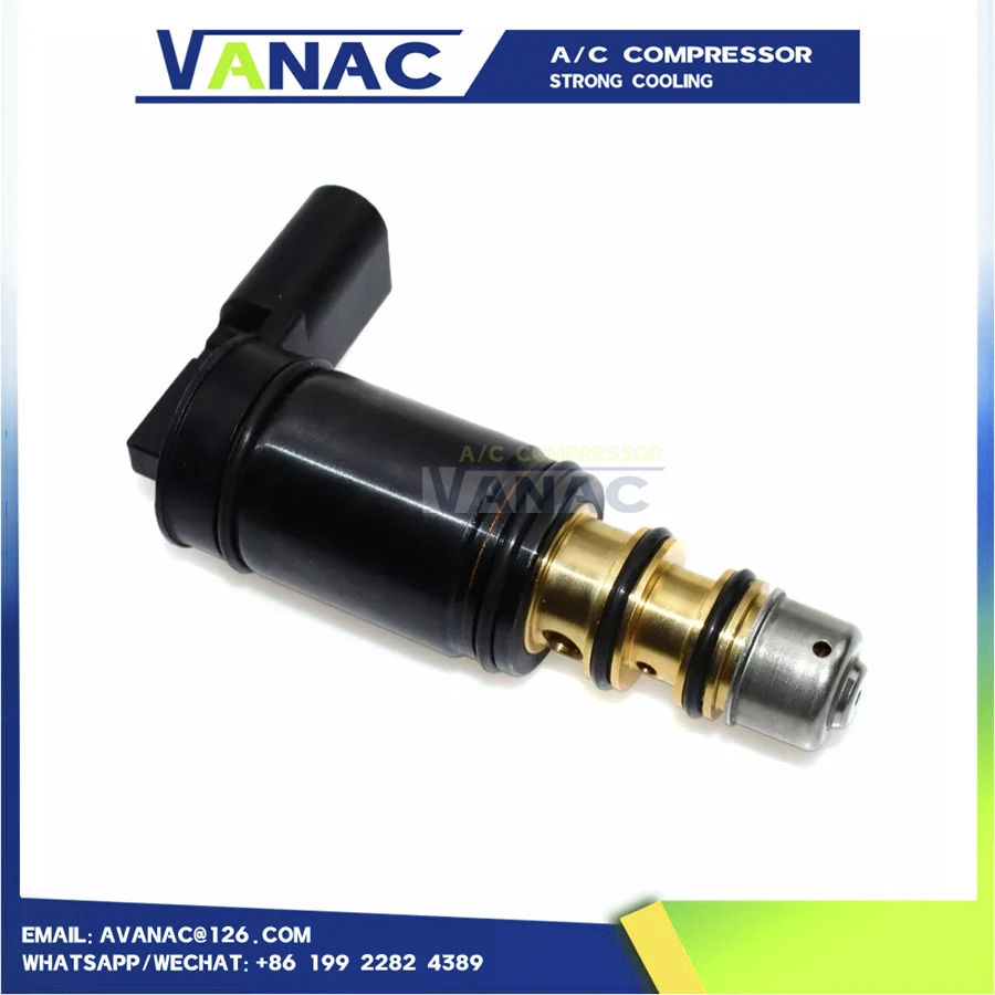 Válvula de control del solenoide del compresor de aire acondicionado para Audi A4 A6 VW Volkswagen Bora Jetta Gol Golf 7SEU16C 6SEU12C 6SEU16C