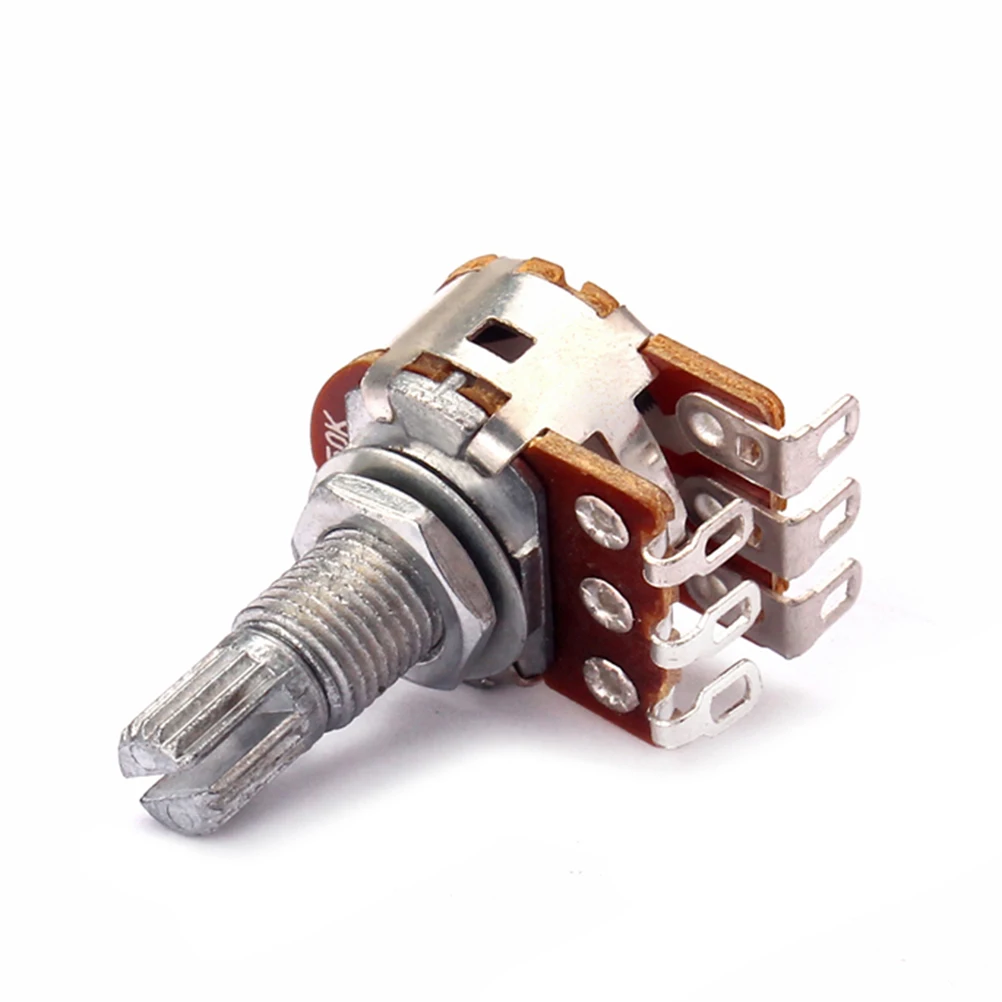 

Potentiometer Guitar Amp Corner Rotary Volume MN50K Solder Lugs Audio-potentiometers