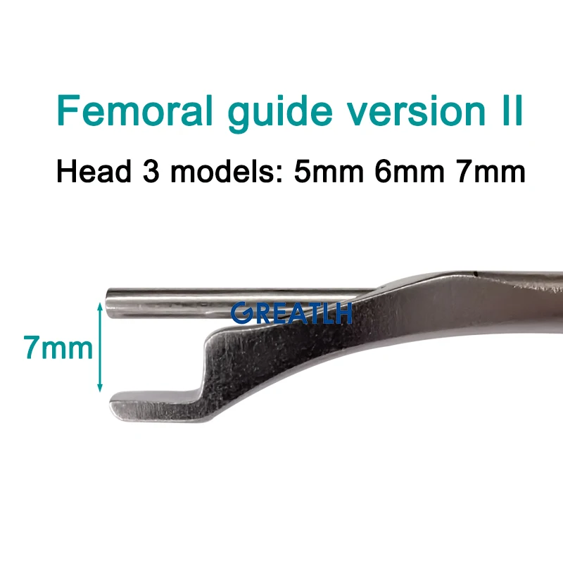 Imagem -03 - Instrumento Ortopédico Pet Protetor Pcl Autoclavável Versão Guia Feminino Aço Inoxidável