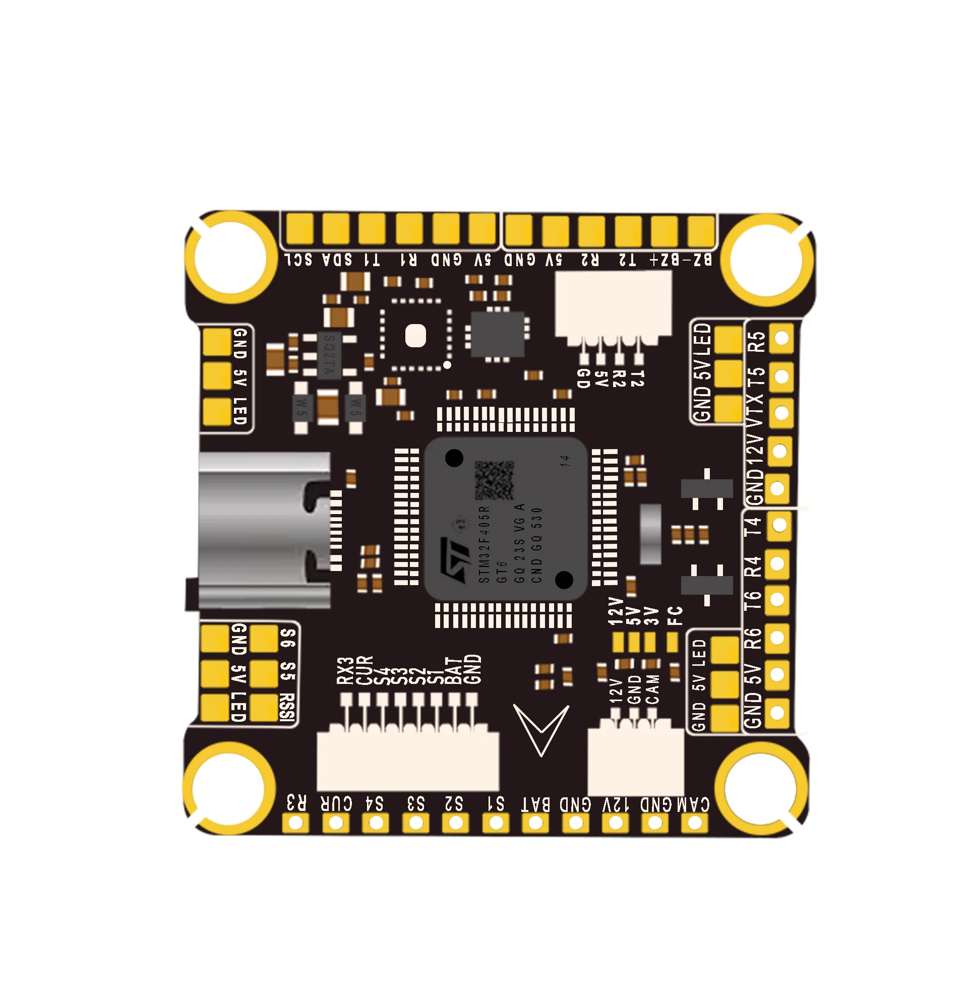 HPXGRC F405/F722 55A STACK 42688-P Giroscopio 16MB Scatola nera Analisi dei dati di volo Registra Plug Play Racing FPV Drone