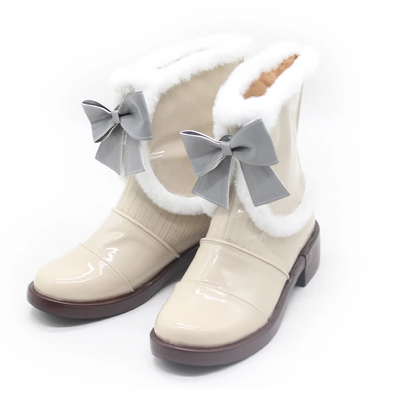 Zapatos de Cosplay Virtual YouTuber Gawr Gura Gawr Gura, zapatos de disfraz de invierno, Goomba Goob para fiesta de Todos los Santos, adultos, mujeres y hombres