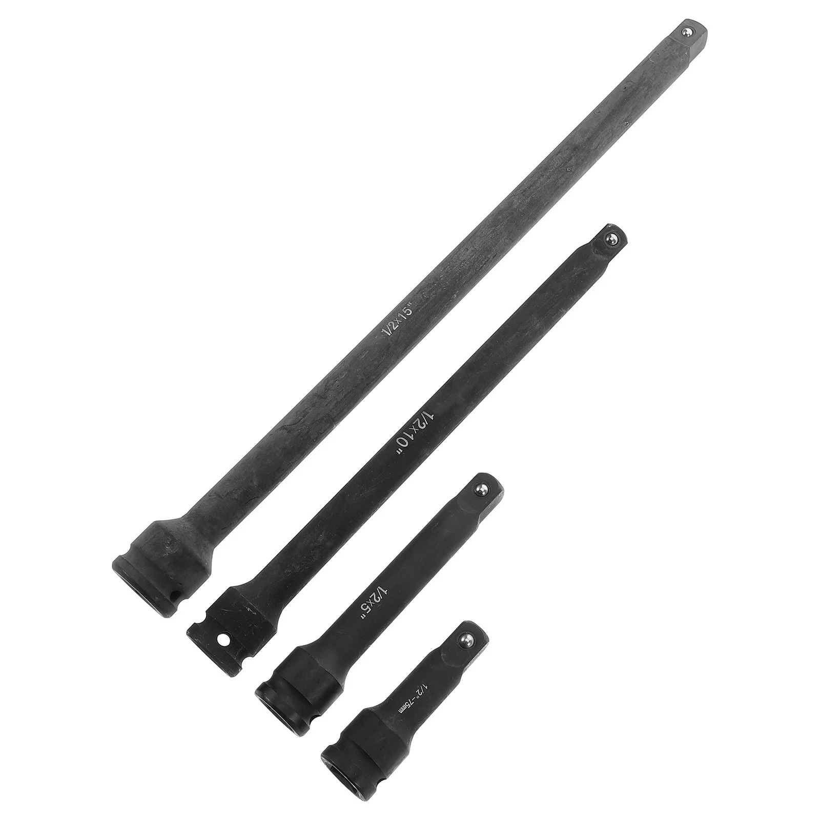 4 قطعة مجموعة تمديد المقبس الثقيلة سبائك الصلب جهد الوصول للإصلاحات الميكانيكية تنوعا استخدام تمديد بار مجموعة وجع #3