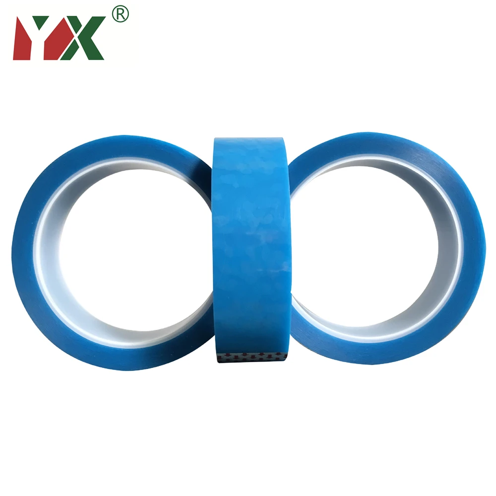 Blue PET Fridge Fixed Tape Refrigerator Polyester Adhesive Tape For Fridge Fixed and Parts Holding 50M Roll Tape