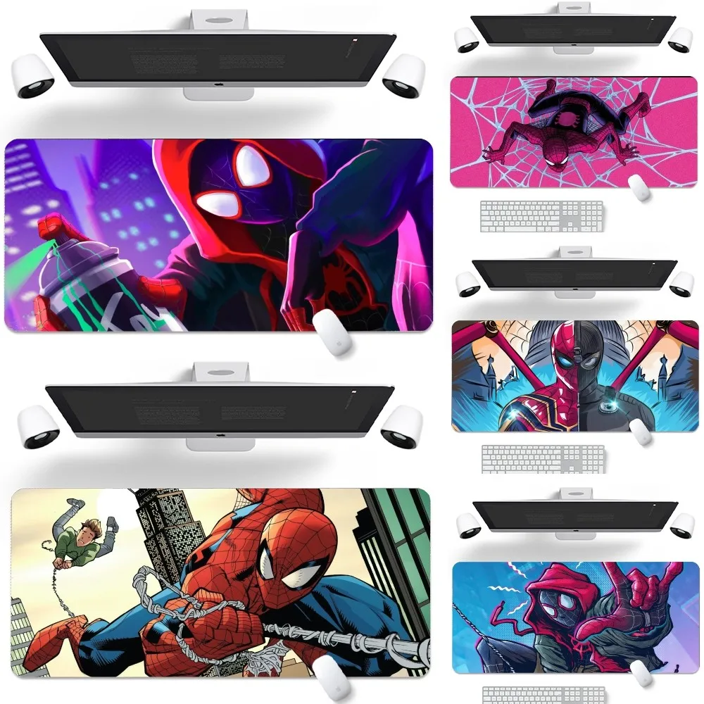 M-Marvel S-Spider-Man Anime Mousepad New Arrivals Large Gaming Mousepad L XL XXL Gamer Mouse Pad Size For Keyboards Mat