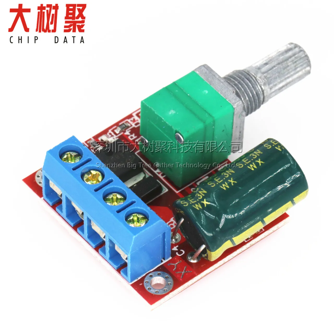 PWM DC Motor Governor 5V-35V Speed Switch 5A Switch Function LED Dimmer