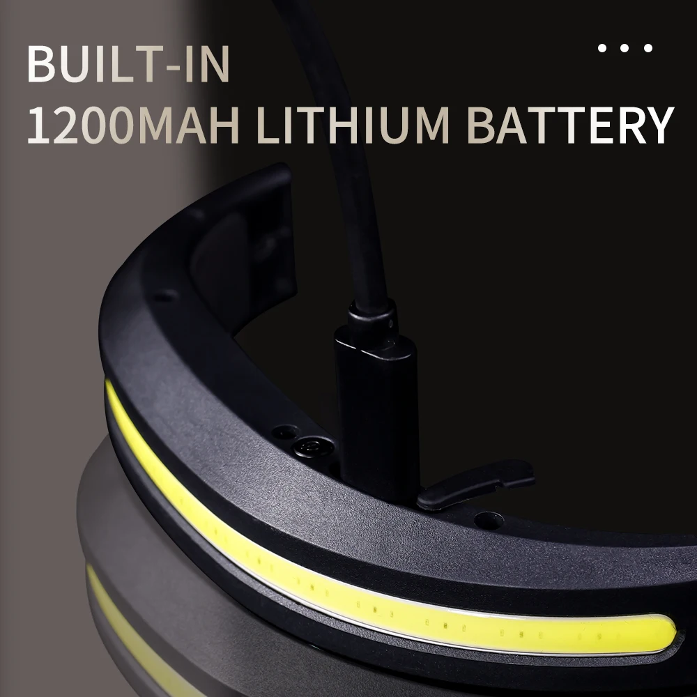 400 Lumen Usb Rechargeable Fishing Running Head Lamp Super Bright Bike Cycling Dog Walking Cob Led Headlamp