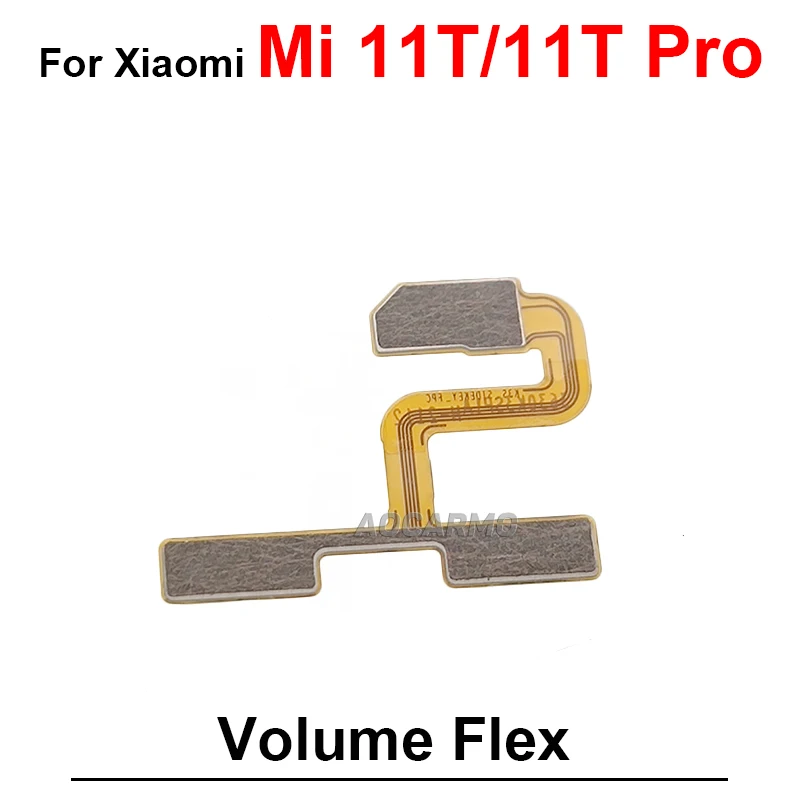 For Xiaomi 11 Ultra 11T Pro Mi11 Lite  Volume Bottons Up Down Flex Cable Repair Parts