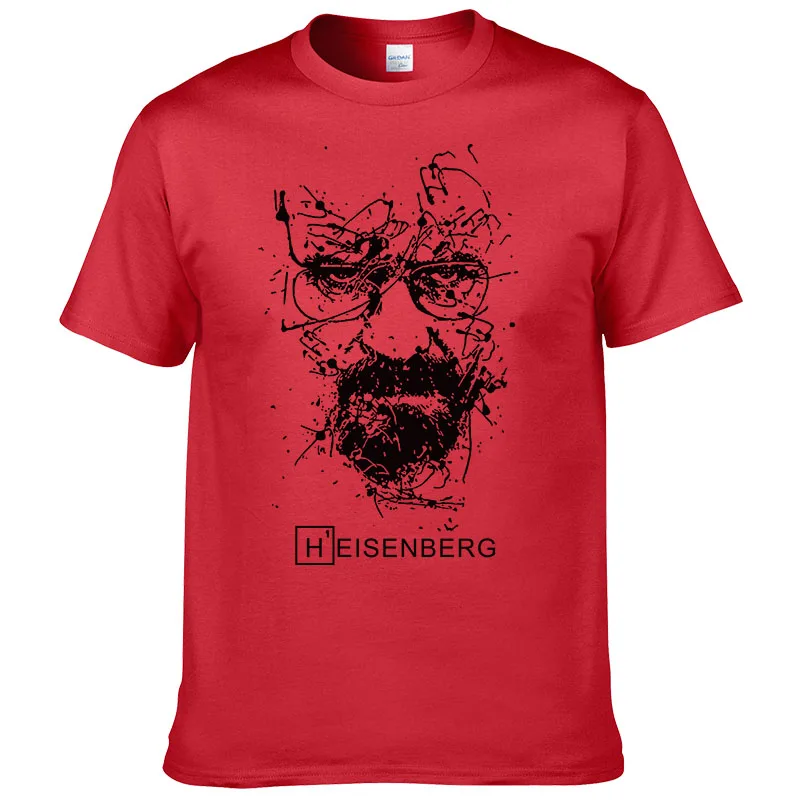 2024 New Fashion Breaking Bad T Shirts Men Heisenberg Camisetas Hombre Men Cool Tee Shirt Tops Short Sleeve Cotton T-shirts #191