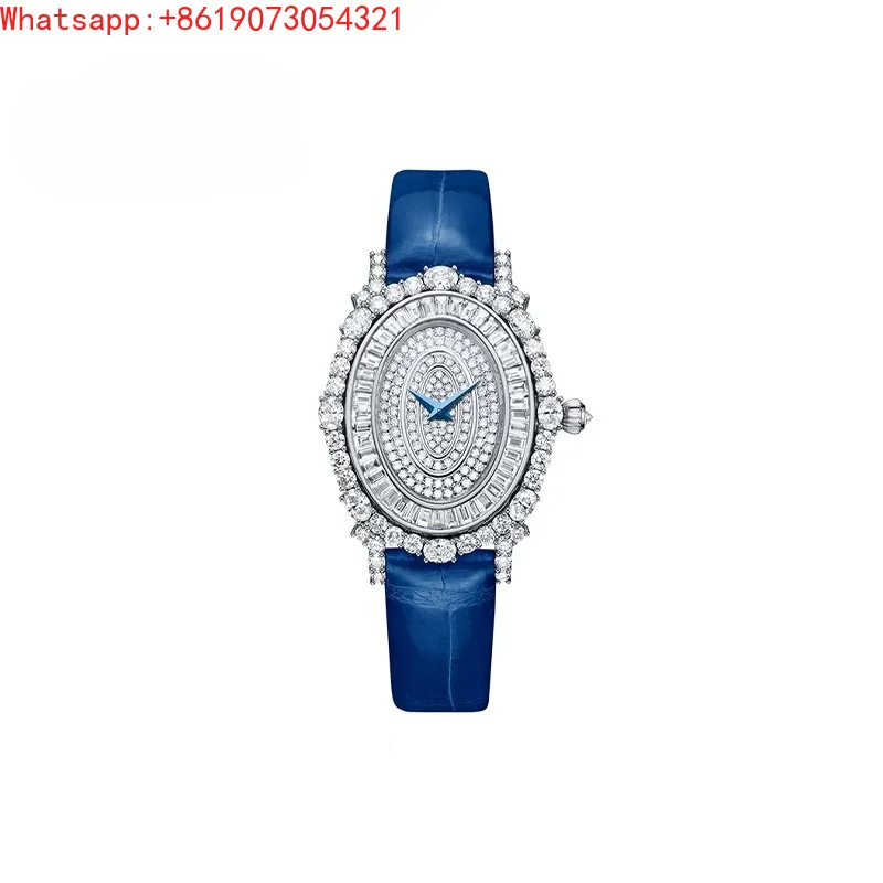 1998 Bright series 811 high-end fashion leather women's quartz waterproof temperament wrist watch