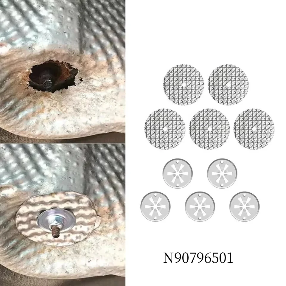 

5 Set Heat Shield Repair Kit Heat Protection PlateHeat Shield Heat Plate N90796501 N90796502 Shield Washer Attachment Repair Kit