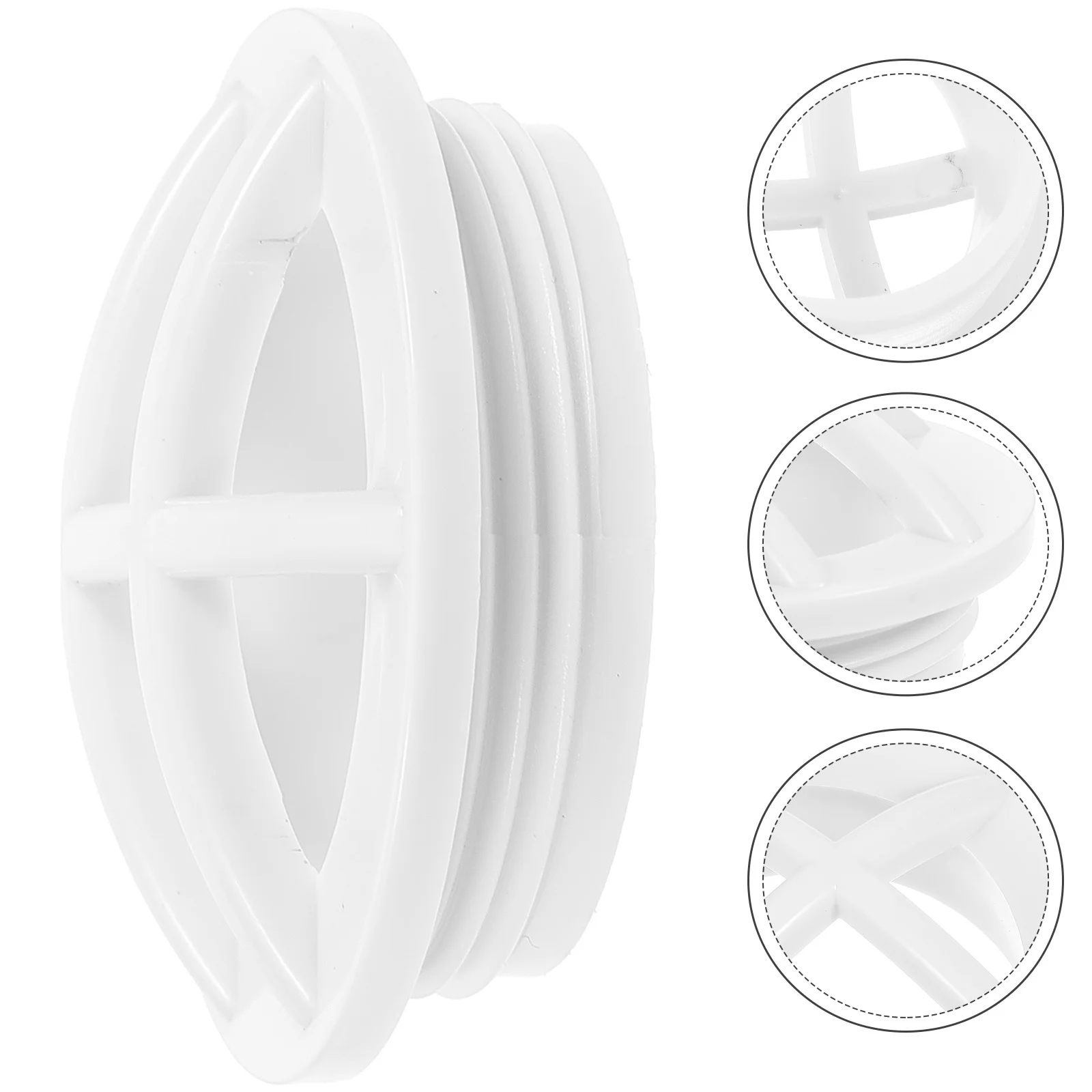 Zwembadmuurinlaat Veiligheidsrooster ABS Vervangbare inlaatzeef Zwembadaccessoire Vervangbaar roosterinzetstuk