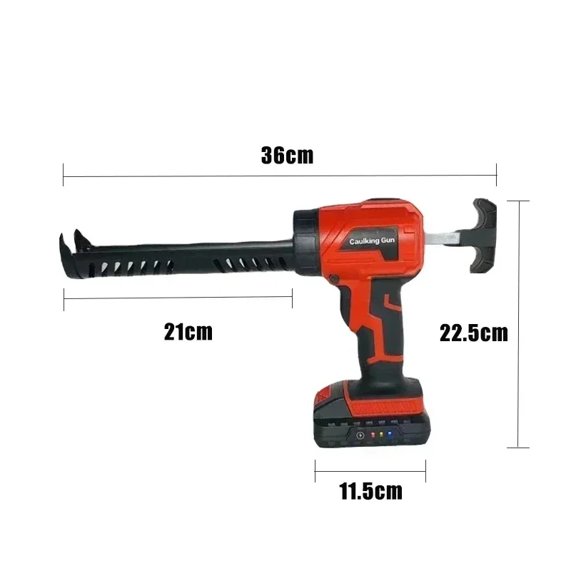 Cordless Handheld Electric Caulking Gun Multi-function Electric Pressure Glue Sewing Seams Sealant Glue Gun with Lithium Battery