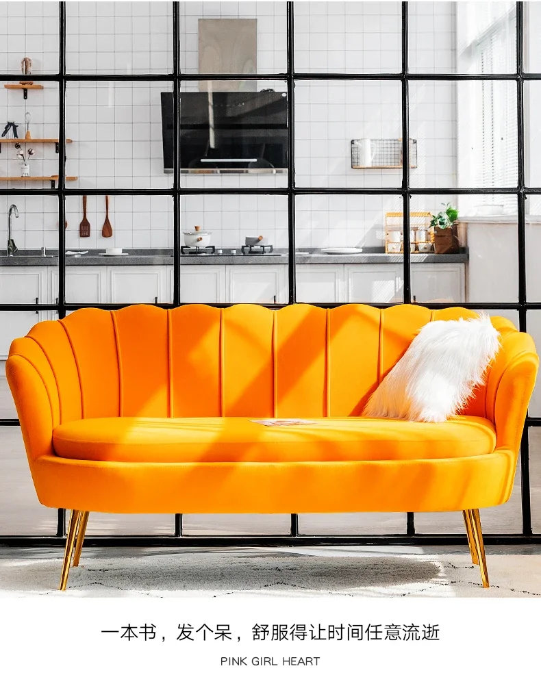 أريكة، غرفة معيشة، شقة صغيرة، شمالية، بسيطة، حديثة، غرفة نوم المشاهير على الإنترنت الفاخرة الخفيفة، متجر لبيع الملابس #5