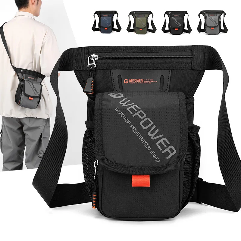 

Outdoor sports waist bag multi-function hiking up one shoulder sling men's mobile phone bag cycling leg bag