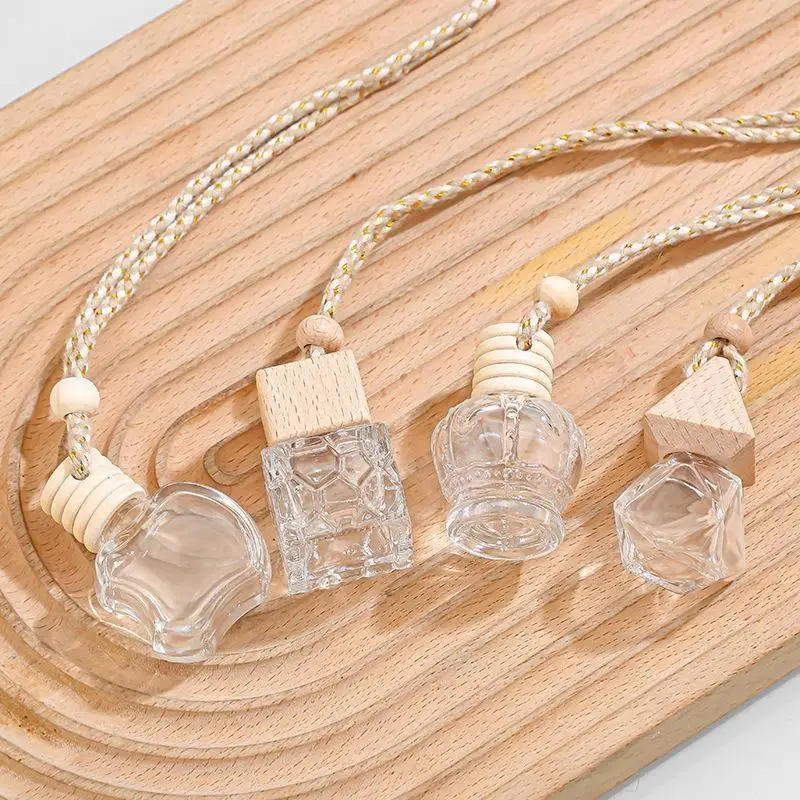 Car Diffuser Bottle Hanging Car Air Freshener Empty Air Freshener Car Perfume Diffuser Refillable Perfume Bottle(10ml)