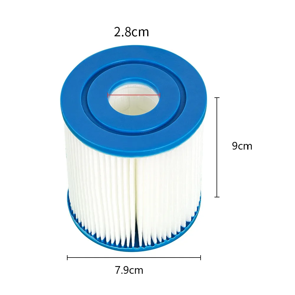 Type I Filter Cartridge Compatible with BestWay Ⅰ 58381 58093 Filter Pump Flowclear Lay-Z-Spa Swimming Pool, Replacement parts