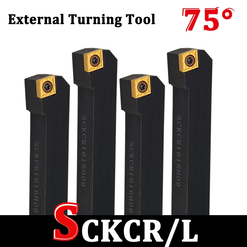 

SCKCR1212H09 SCKCR1616H09 SCKCR2020K09 SCKCR2525M09 Внешний держатель токарных инструментов с ЧПУ SCKCR SCKCL Токарный станок с ЧПУ Токарный резак