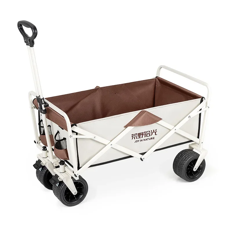 

Outdoor camper foldable picnic trolley camping trailer