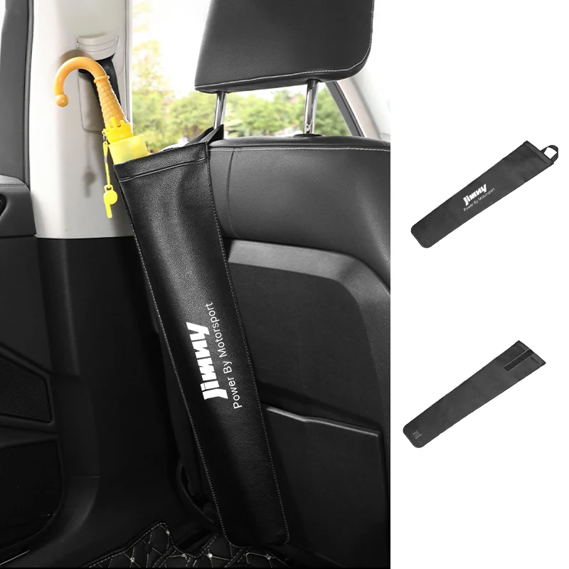 

Car Waterproof Umbrella Storage Bag PU Leather Cover Sunshade Organizer Holder For Suzuki Jimny Alto Swift Grand Vitara Ignis DZ