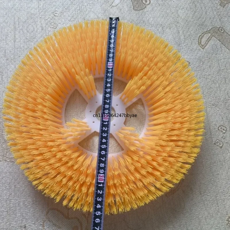Photovoltaic Panel Cleaning Brush Diameter 350MM Bristles 55mm Length Solar Panel Billboard power Electric Disc Nylon Glass Wall