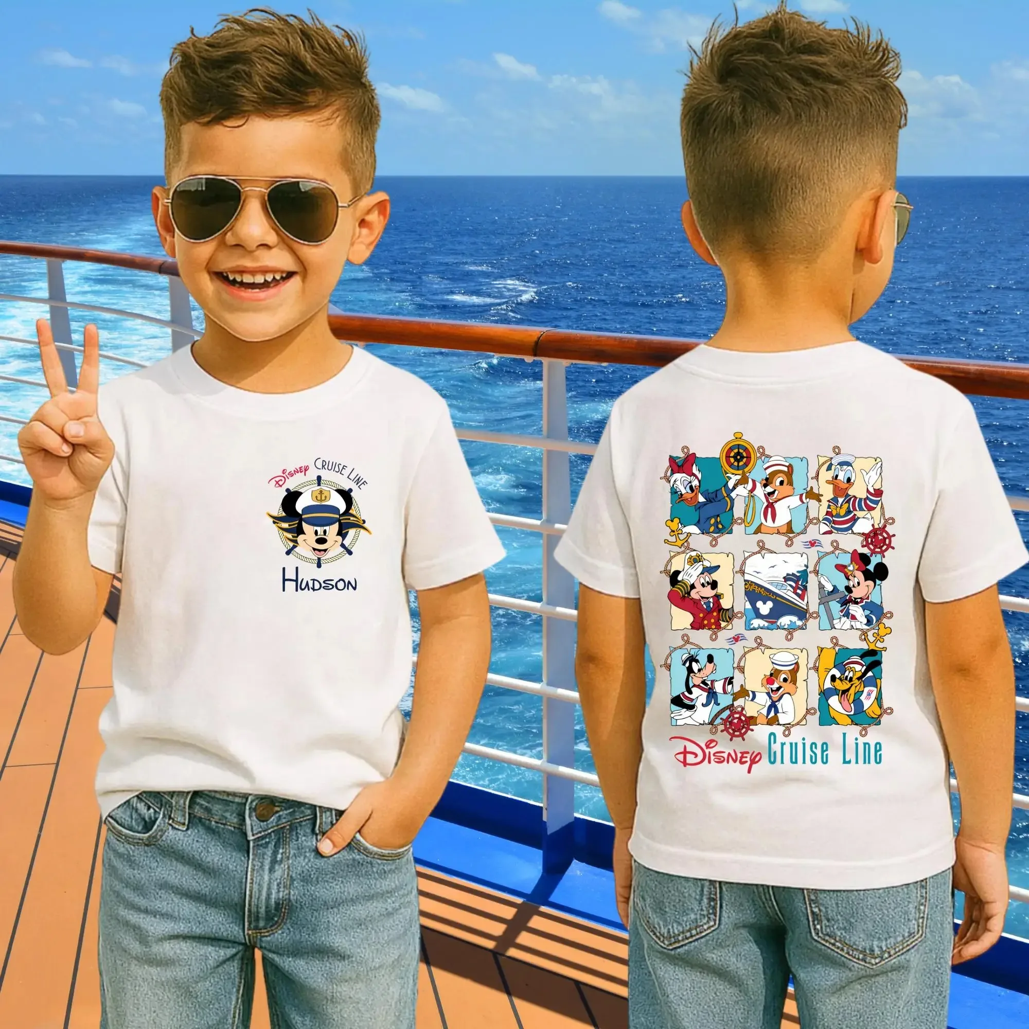 2025 خريف/شتاء جديد شخصي ميكي والأصدقاء جولة الرحلات البحرية جولة عائلية عيد ميلاد كروز فريق مدروس كبير