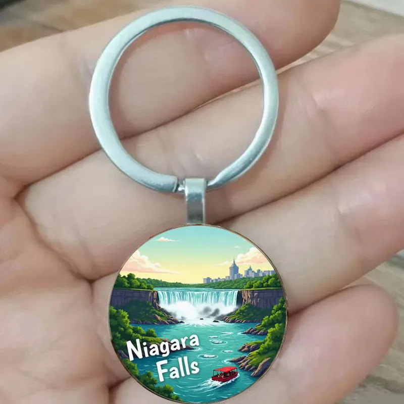 سلسلة مفاتيح The Niagara Falls مثالية لعشاق الطبيعة وعشاق السفر وهدايا العطلات #1